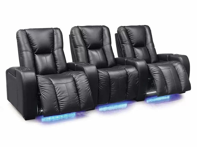 Palliser Media 3 Seats Straight Right Hand Facing Manual Recliner Sectional