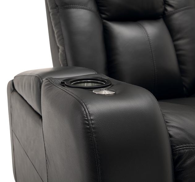 Palliser Media 3 Seats Straight Right Hand Facing Manual Recliner Sectional
