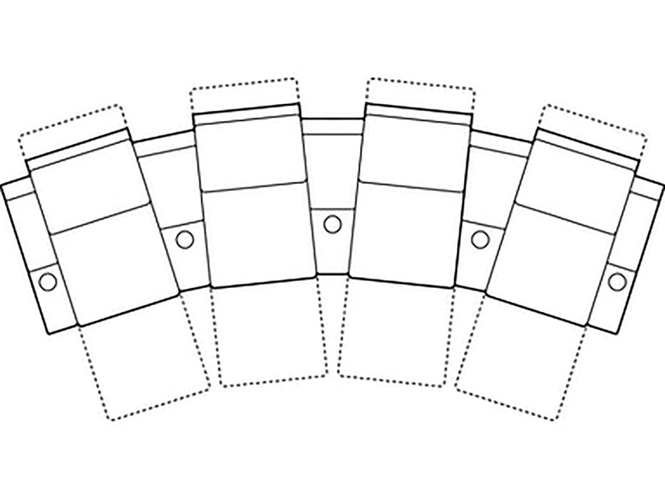 Palliser Media 4 Seats Curved Left Hand Facing Manual Recliner Sectional image