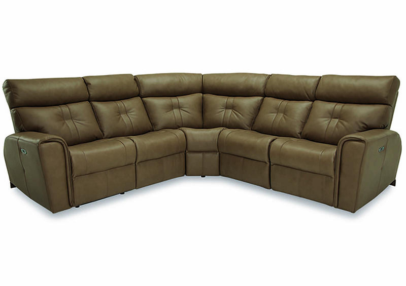 Palliser Acacia 5pc Sectional with Corner Curve