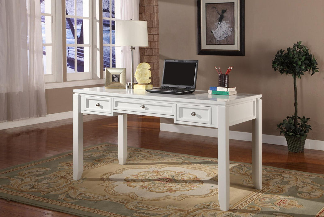 Parker House Boca 6-Piece U-Shaped Modular Desk Office in Cottage White