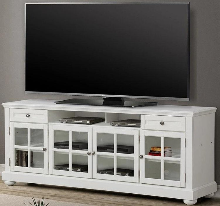 Parker House Cape Cod 76 in. TV Console in Vintage White