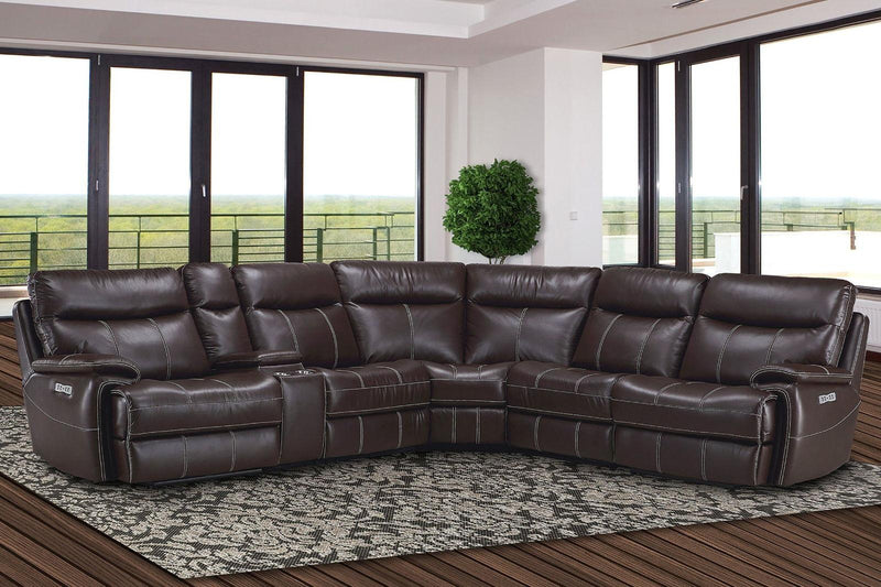Parker House Dylan Entertainment Console in Mahogany - Furniture City (CA)l