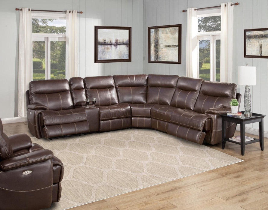 Parker House Dylan Power Recliner in Mahogany - Furniture City (CA)l