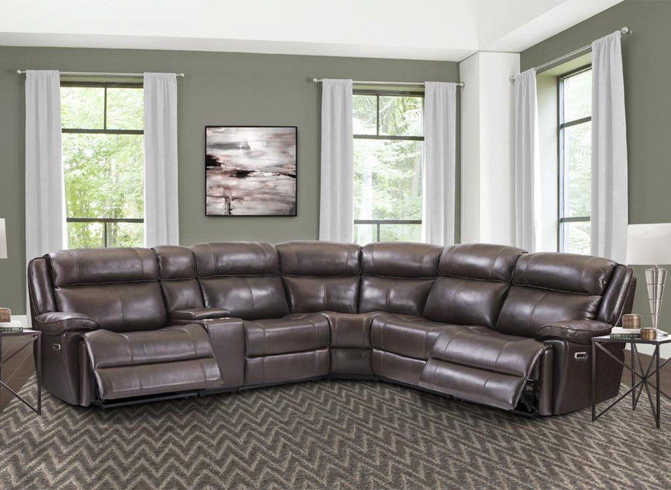 Parker House Furniture Eclipse Power Right Arm Facing Recliner in Florence Brown - Furniture City (CA)l
