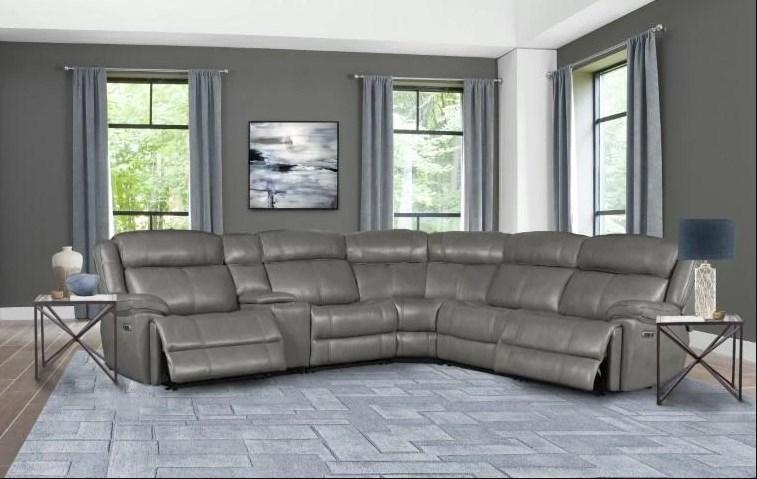 Parker House Furniture Eclipse Power Right Arm Facing Recliner in Florence Heron