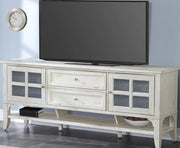 Parker House Hilton 76 in. TV Console in Vintage Antique Storm - Furniture City (CA)l