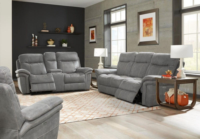 Parker House Mason Recliner Power with USB Charging Port and Power Hradrest in Carbon - Furniture City (CA)l