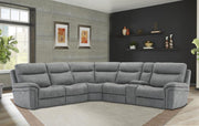 Parker House Mason RAF Chair Recliner Power with USB and Power Headrest in Carbon - Furniture City (CA)l