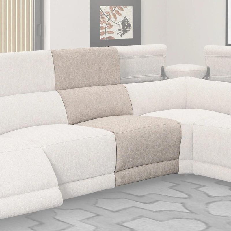 Parker House Noho Armless Chair in Bisque