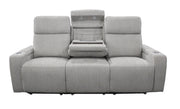 Parker House Orpheus Power Drop Down Console Sofa in Bisque - Furniture City (CA)l