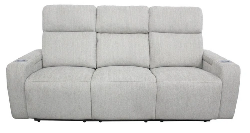Parker House Orpheus Power Drop Down Console Sofa in Bisque - Furniture City (CA)l
