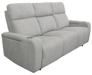 Parker House Orpheus Power Drop Down Console Sofa in Bisque - Furniture City (CA)l