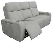 Parker House Orpheus Power Drop Down Console Sofa in Bisque - Furniture City (CA)l