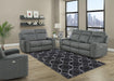 Parker House Parthenon Sofa Dual Power with USB and Power Headrest in Titanium - Furniture City (CA)l