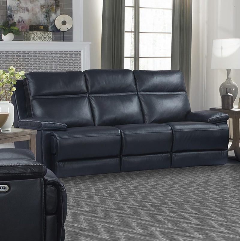 Parker House Paxton Power Sofa in Navy - Furniture City (CA)l