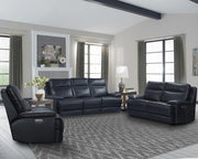 Parker House Paxton Power Sofa in Navy - Furniture City (CA)l