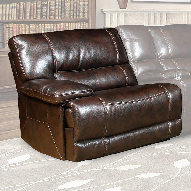 Parker House Pegasus Power Left Arm Facing Recliner in Nutmeg - Furniture City (CA)l