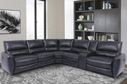 Parker House Samson Power Left Arm Facing Recliner in Banner Navy - Furniture City (CA)l