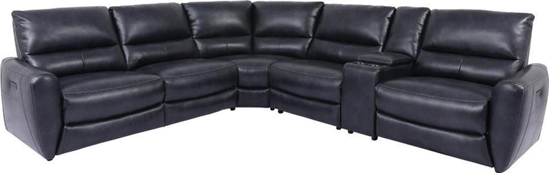 Parker House Samson Power Left Arm Facing Recliner in Banner Navy - Furniture City (CA)l
