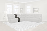 Parker House Spartacus Storage Console with USB Pop UP in Haze - Furniture City (CA)l