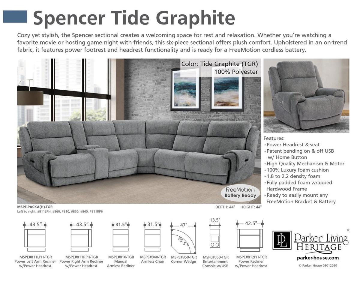 Parker House Spencer Power Recliner - Thumbnail 4