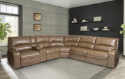 Parker House Swift Straight Console w/ USB in Bourbon - Furniture City (CA)l