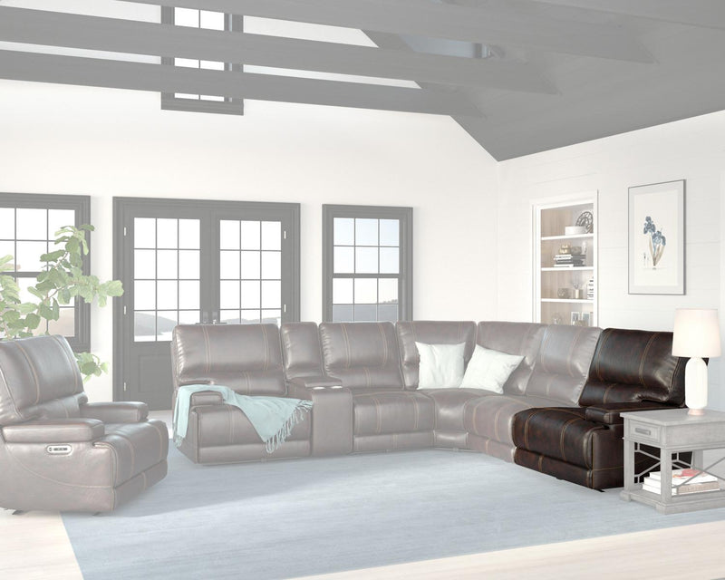 Parker House Whitman Power Cordless Right Arm Facing Recliner in Verona Coffee - Furniture City (CA)l