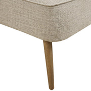 Pulaski ACH Vertically Channeled Settee in White - Furniture City (CA)l
