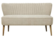Pulaski ACH Vertically Channeled Settee in White - Furniture City (CA)l