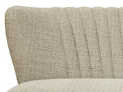 Pulaski ACH Vertically Channeled Settee in White - Furniture City (CA)l