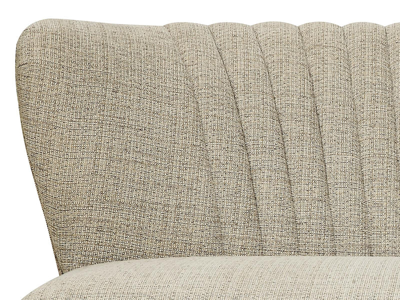 Pulaski ACH Vertically Channeled Settee in White - Furniture City (CA)l
