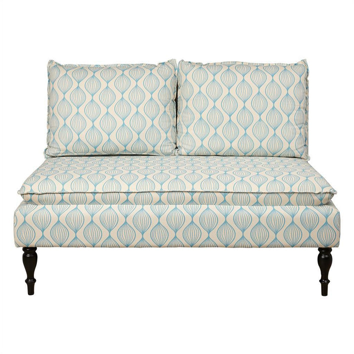 Pulaski Banquette Upholstered - Pattern Blue