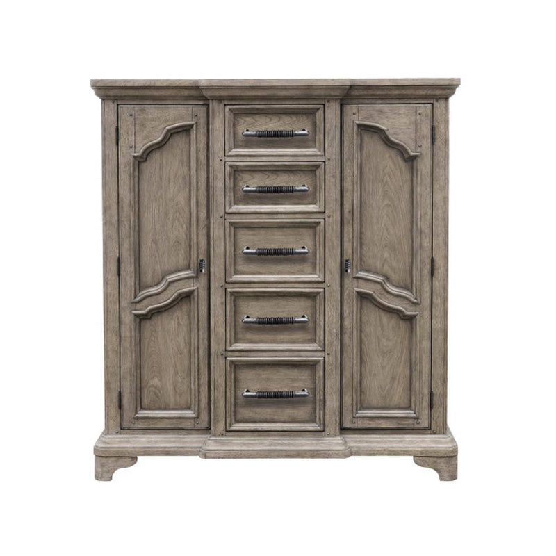 Pulaski Bristol Drawer Door Chest in Elm Brown - Furniture City (CA)l