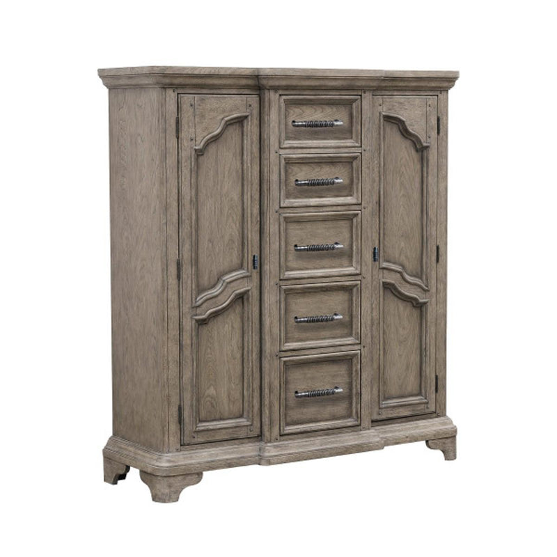 Pulaski Bristol Drawer Door Chest in Elm Brown - Furniture City (CA)l