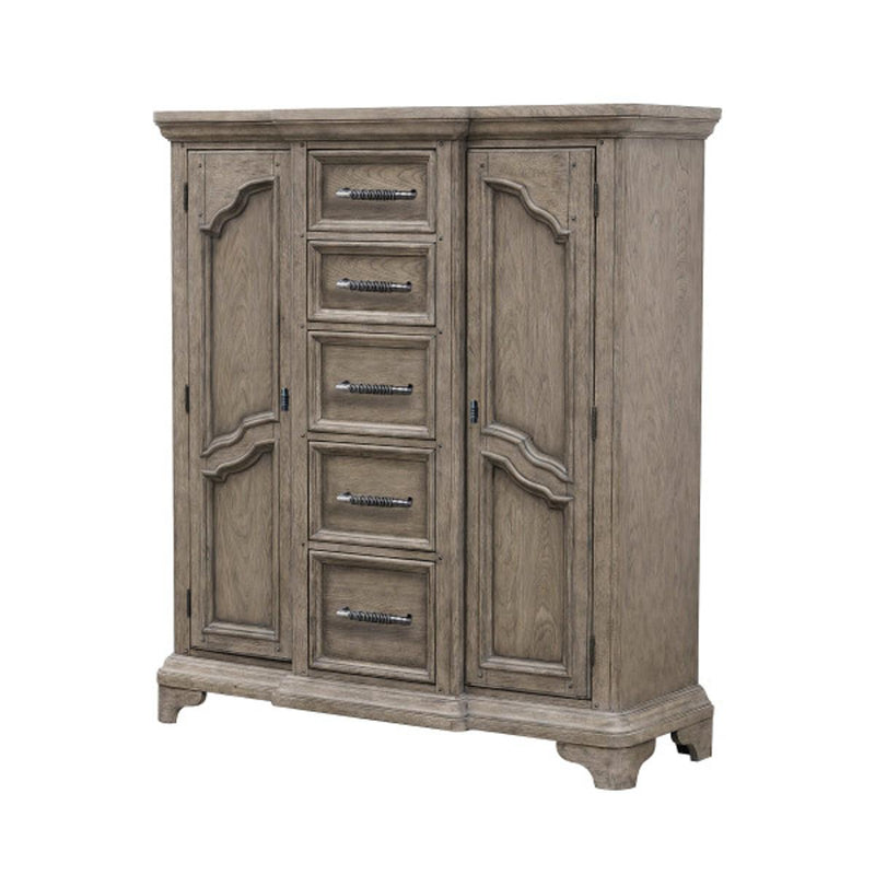 Pulaski Bristol Drawer Door Chest in Elm Brown - Furniture City (CA)l
