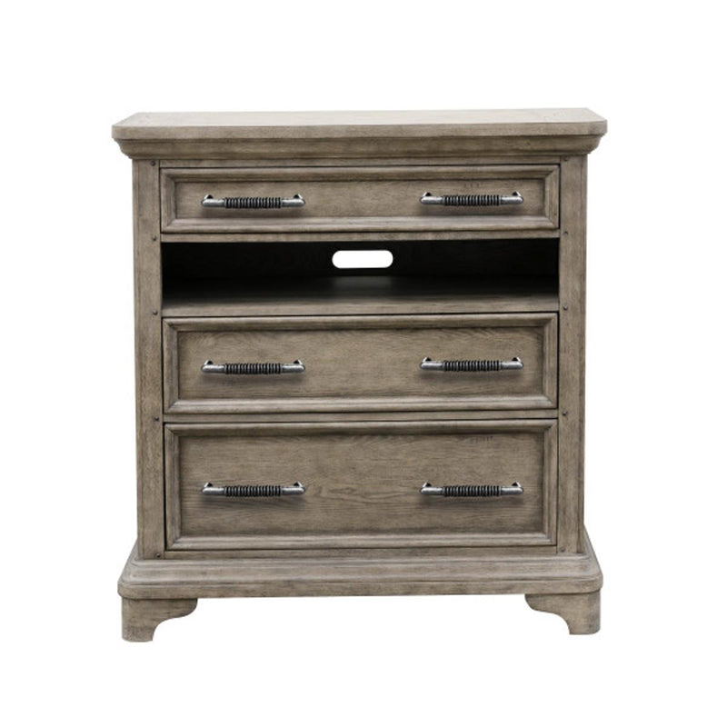 Pulaski Bristol Drawer Media Chest in Elm Brown - Furniture City (CA)l