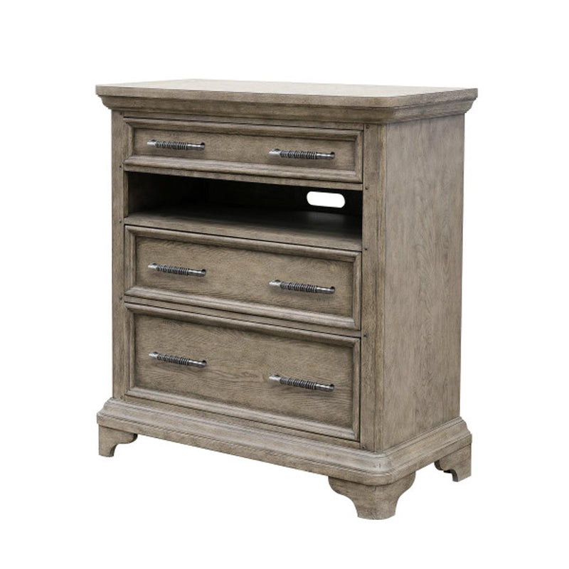 Pulaski Bristol Drawer Media Chest in Elm Brown - Furniture City (CA)l