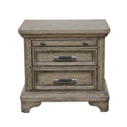 Pulaski Bristol Nighstand in Elm Brown in - Furniture City (CA)l