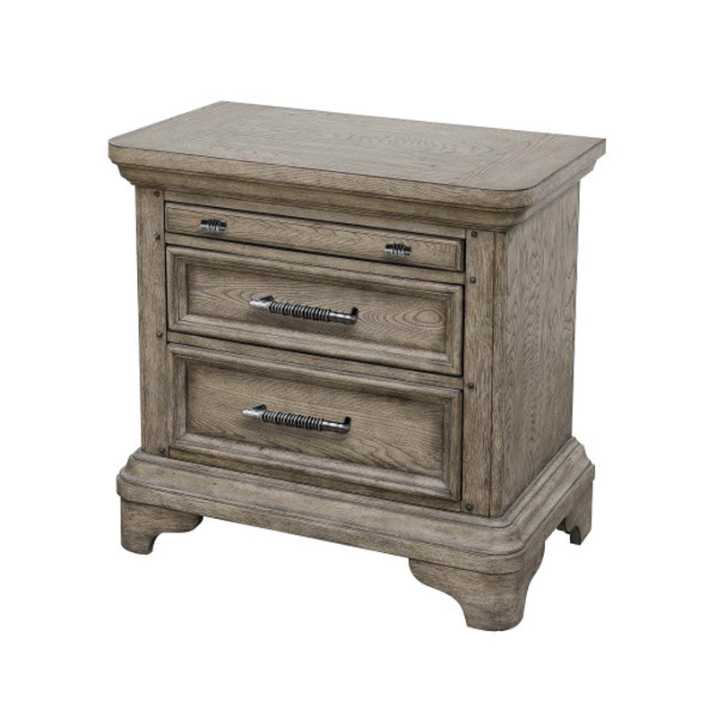 Pulaski Bristol Nighstand in Elm Brown in - Furniture City (CA)l