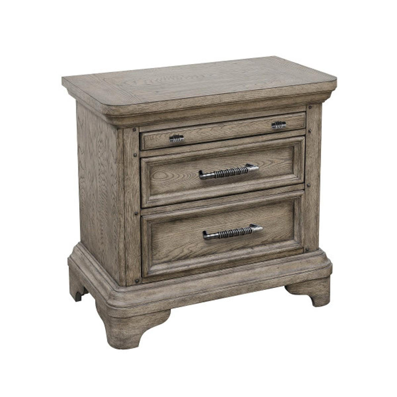 Pulaski Bristol Nighstand in Elm Brown in - Furniture City (CA)l
