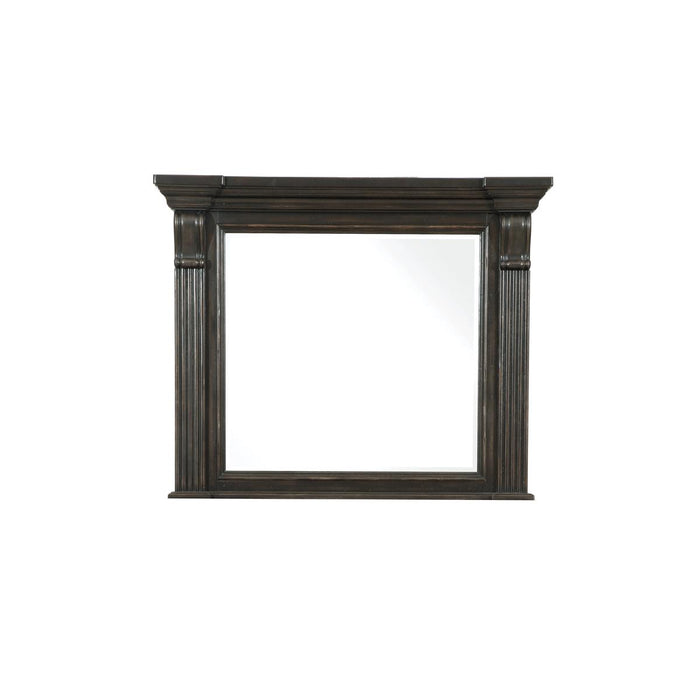Pulaski Caldwell Mirror in Dark Wood