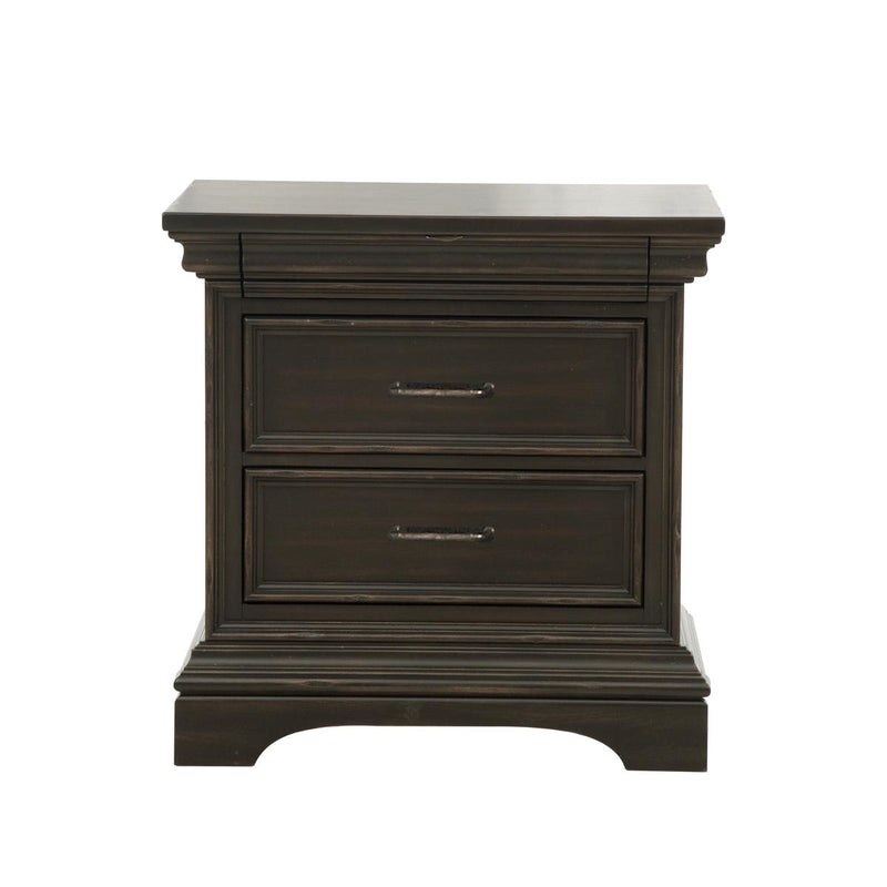 Pulaski Caldwell Nightstand in Dark Wood - Furniture City (CA)l