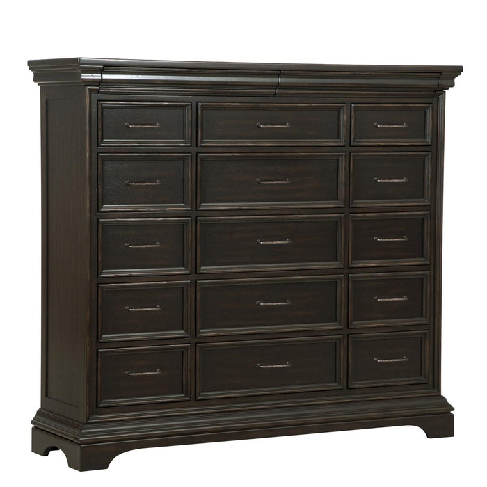 Pulaski Caldwell Master Chest in Dark Wood