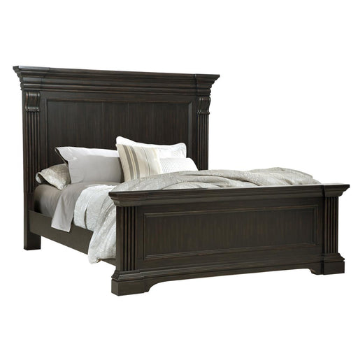 Pulaski Caldwell Queen Panel Bed in Dark Wood image