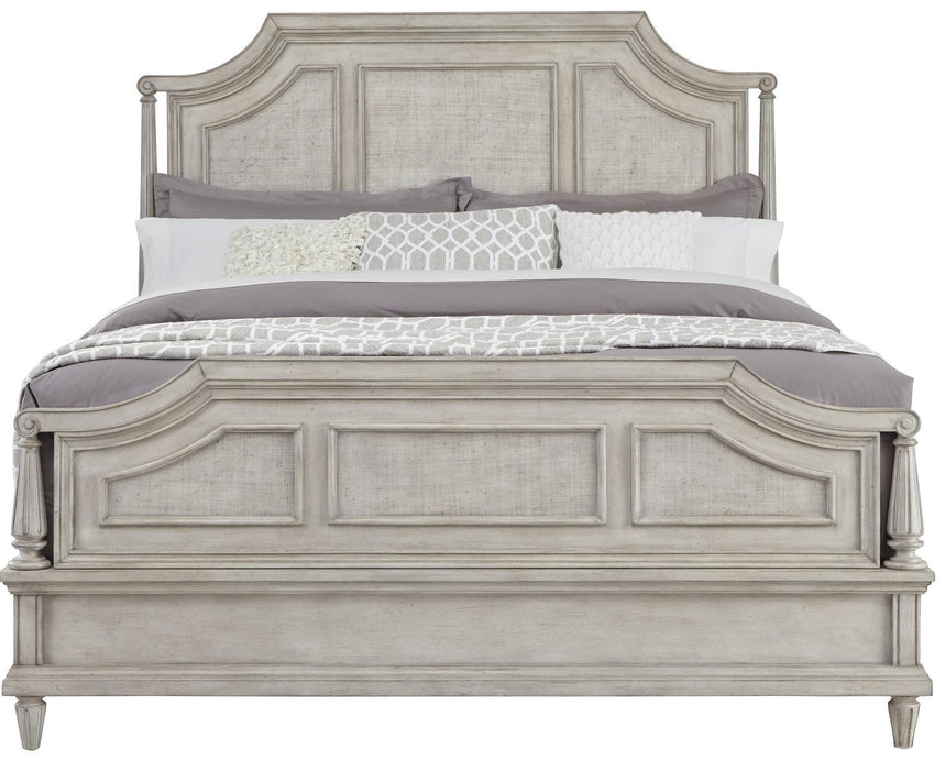 Pulaski Campbell Street Queen Panel Bed in Vanilla Cream