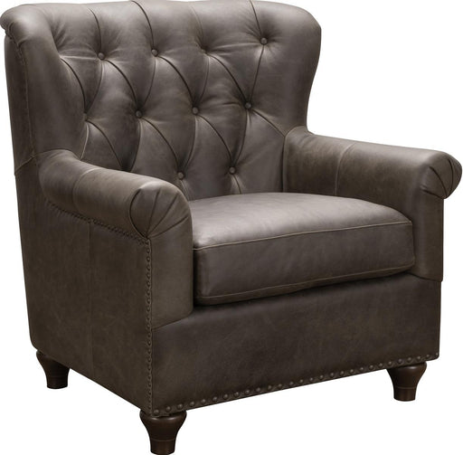 Pulaski Charlie Leather Chair in Heritage Brown image
