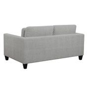 Pulaski D192 Double Cushion Loveseat in Light Gray - Furniture City (CA)l