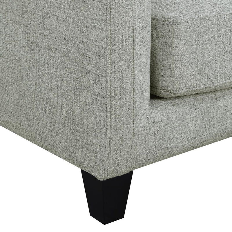 Pulaski D192 Double Cushion Loveseat in Light Gray - Furniture City (CA)l