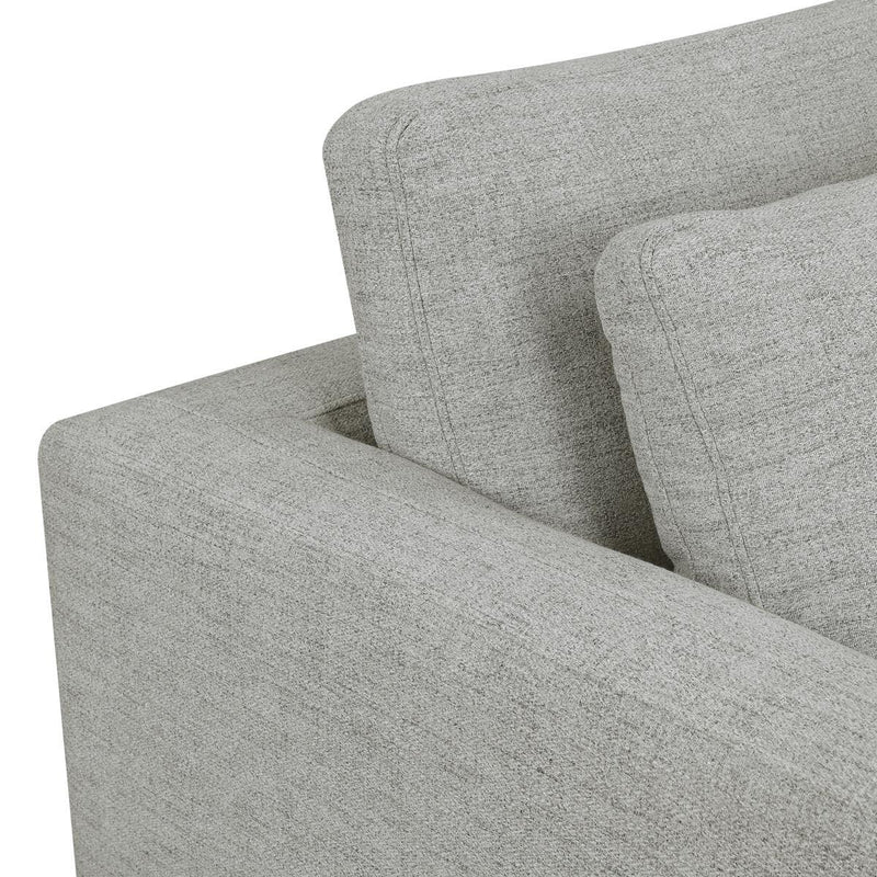 Pulaski D192 Double Cushion Loveseat in Light Gray - Furniture City (CA)l